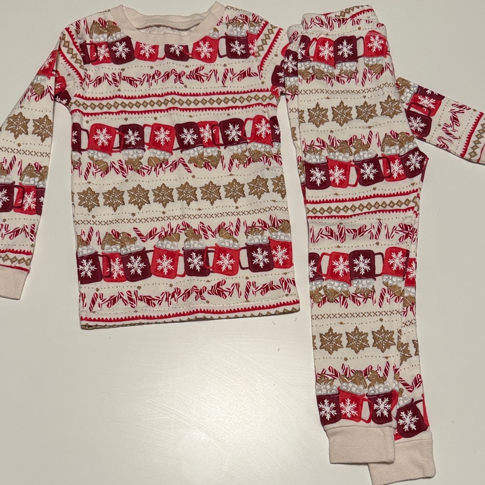Burt’s Bees hot chocolate organic cotton pajamas